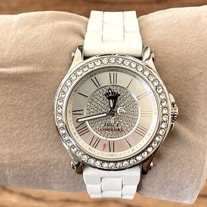 Juicy Couture Pedigree Watch in silver tone